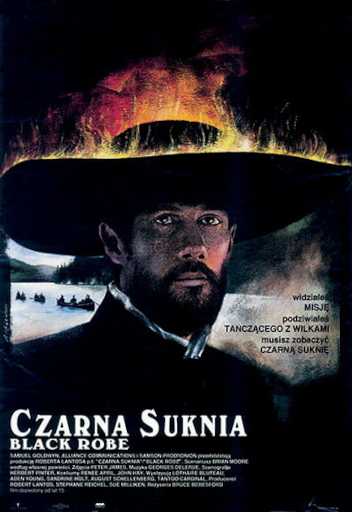 Polski plakat filmu 'Czarna Suknia'