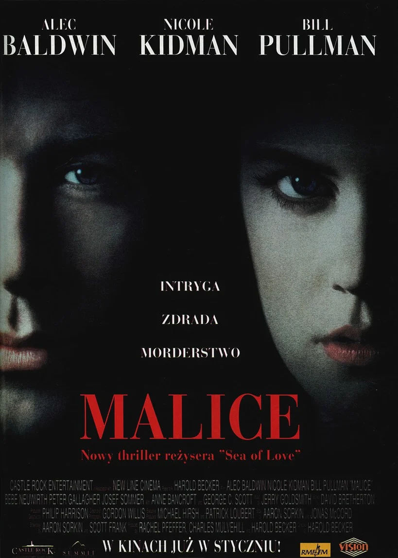 Polski plakat filmu 'Malice'