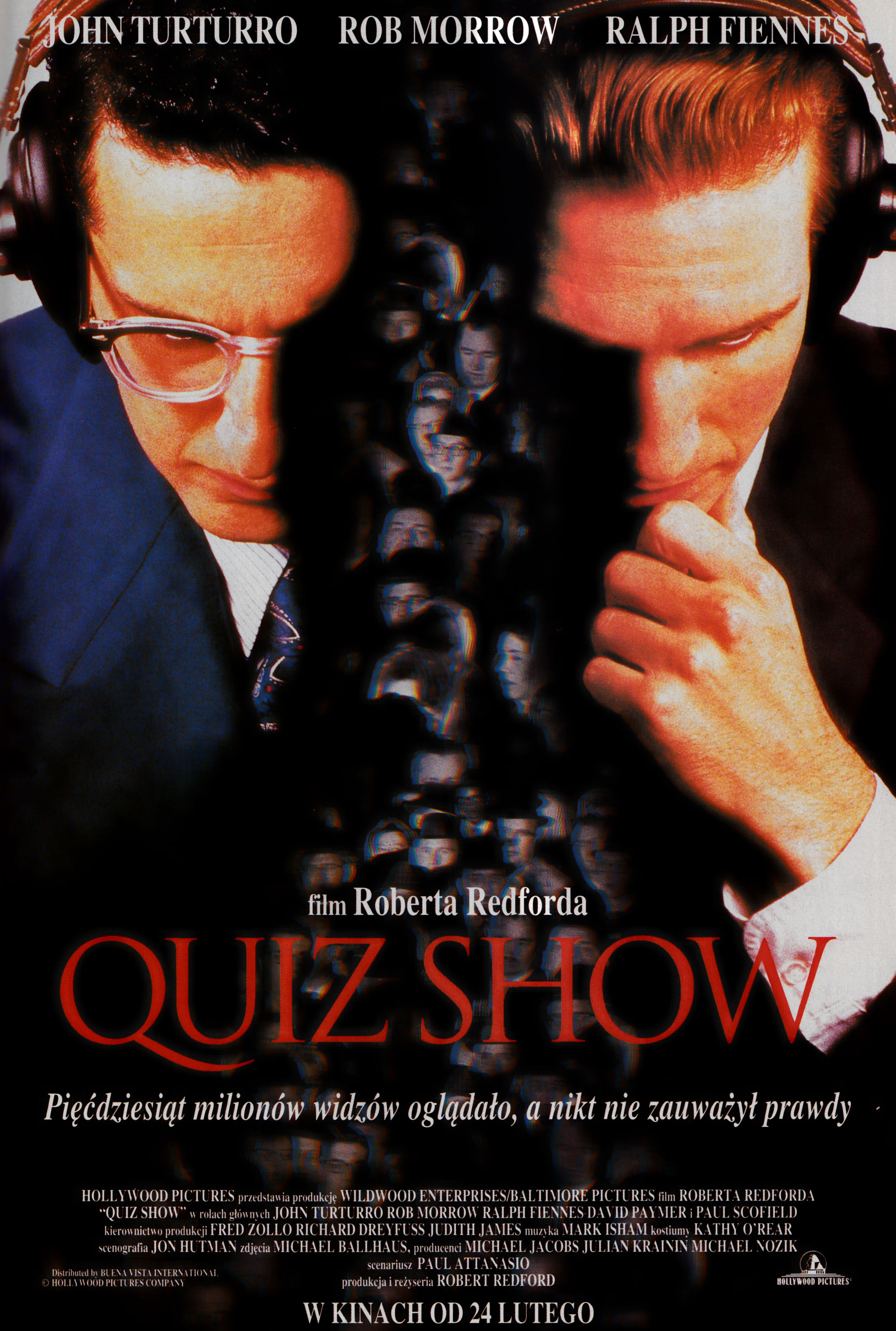 Polski plakat filmu 'Quiz Show'