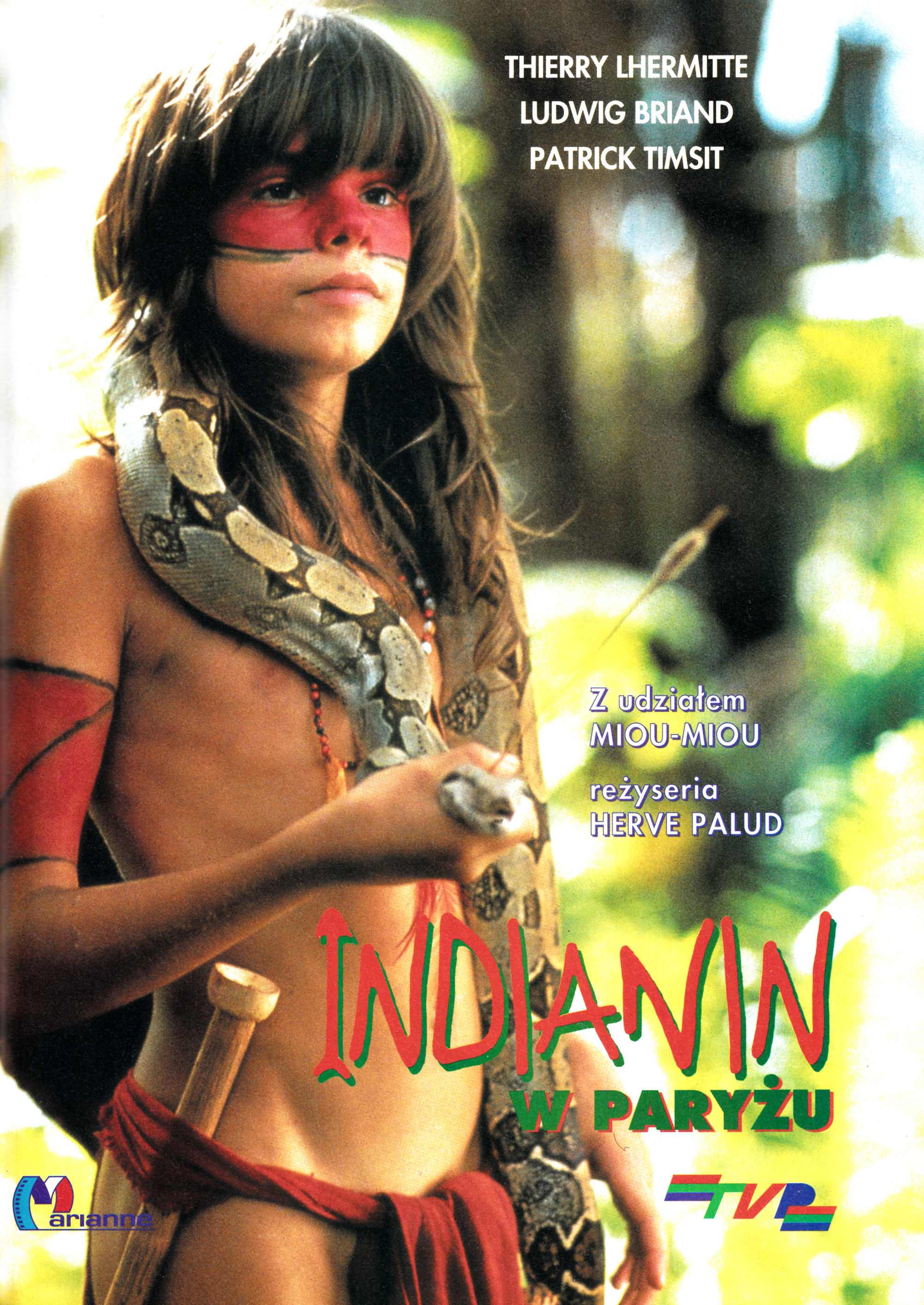 Polski plakat filmu 'Indianin W Paryżu'