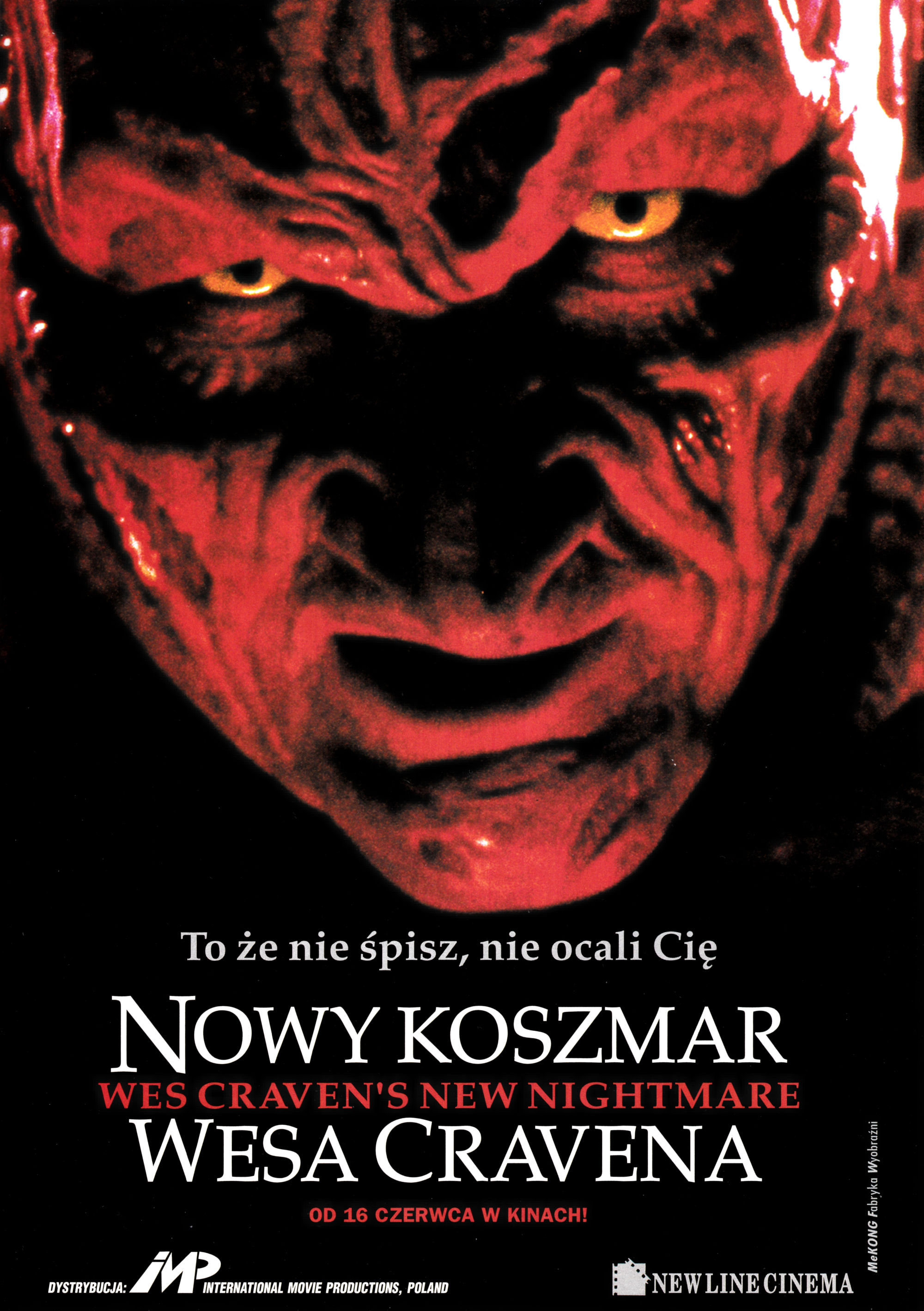 Polski plakat filmu 'Nowy Koszmar Wesa Cravena'