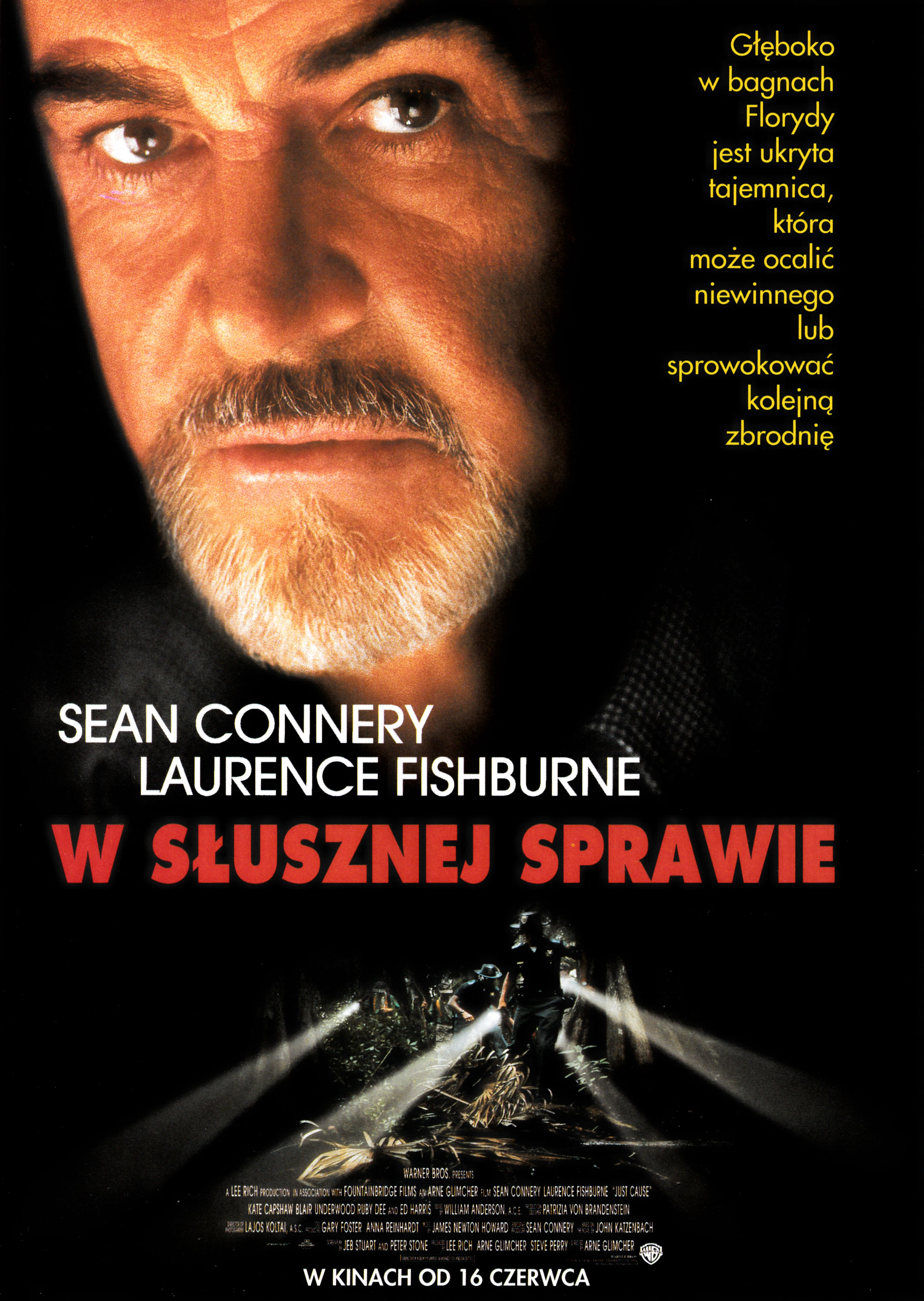 Polski plakat filmu 'W Słusznej Sprawie'