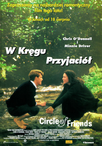 Polski plakat filmu 'W Kręgu Przyjaciół'