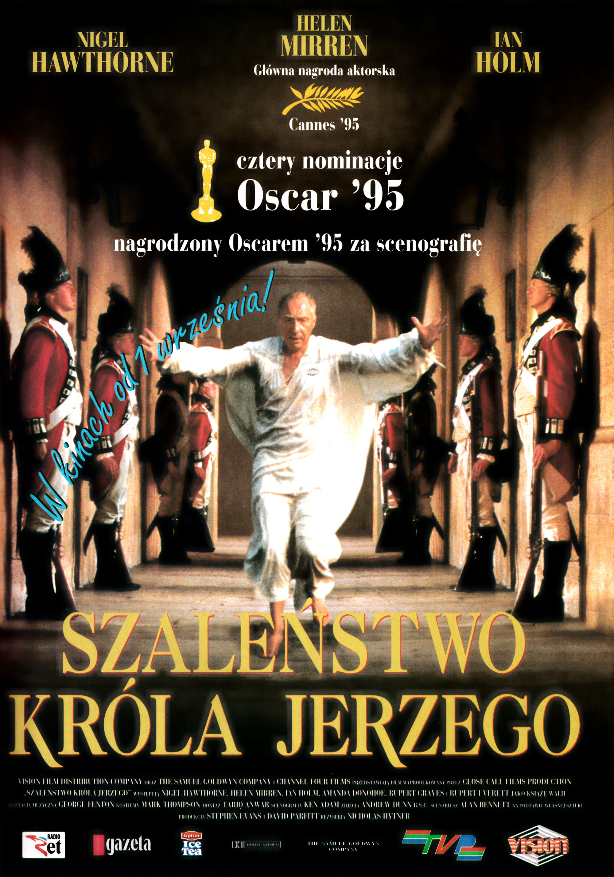 Polski plakat filmu 'Szaleństwo Króla Jerzego'