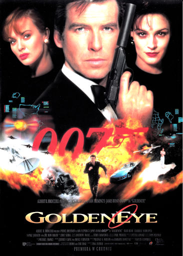 Polski plakat filmu 'GoldenEye'