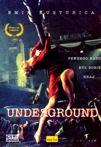 Przód ulotki filmu 'Underground'