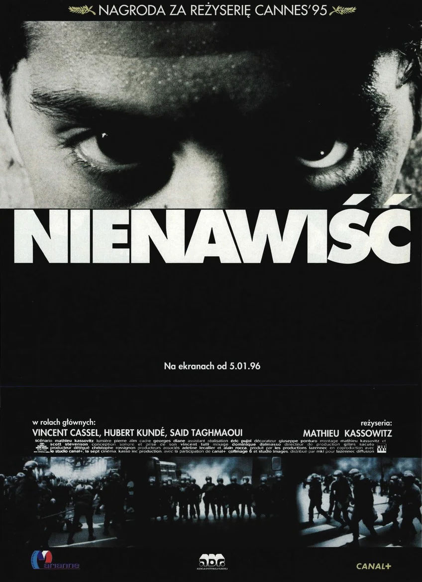 Polski plakat filmu 'Nienawiść'