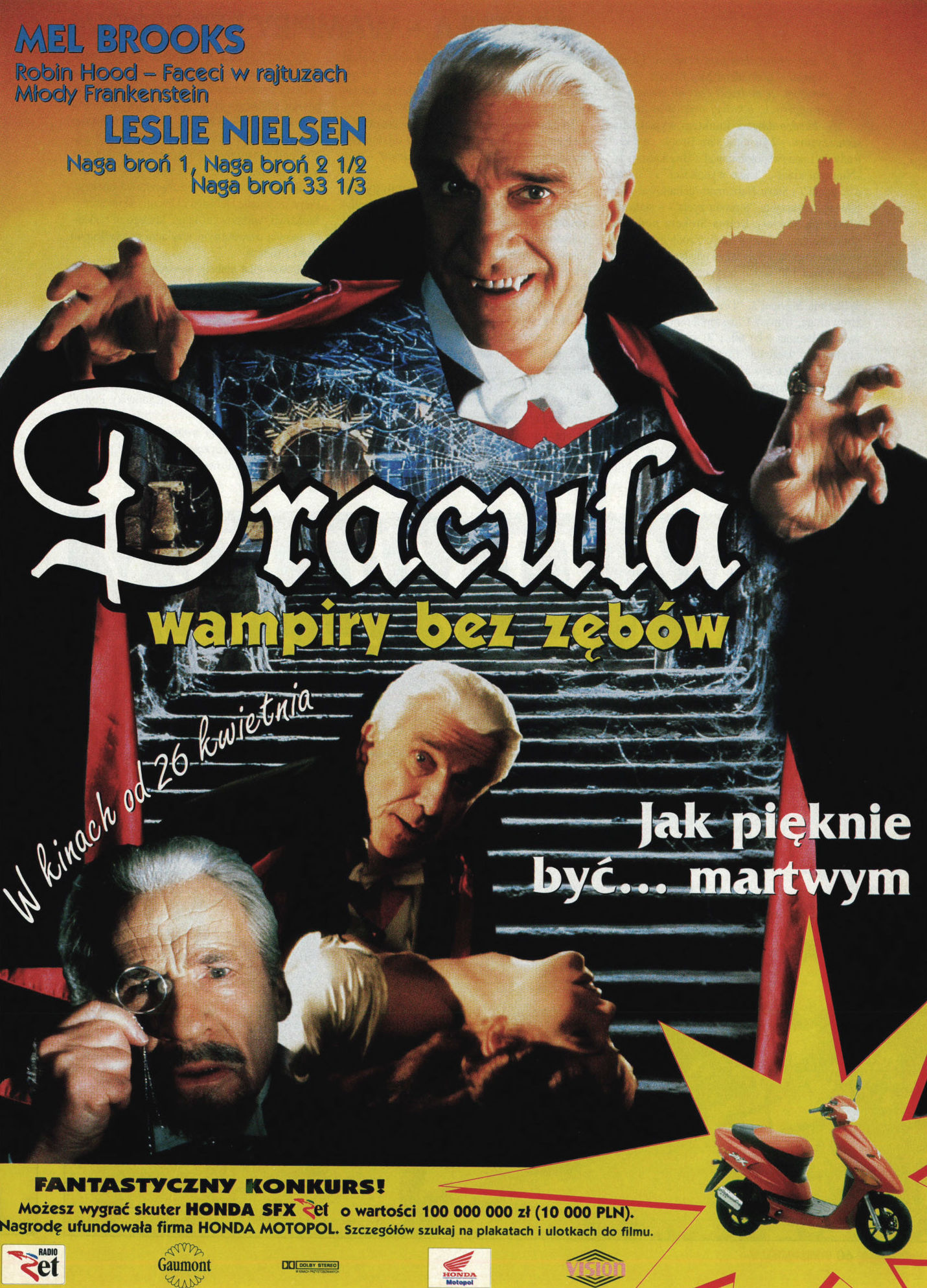 Polski plakat filmu 'Dracula - Wampiry Bez Zębów'