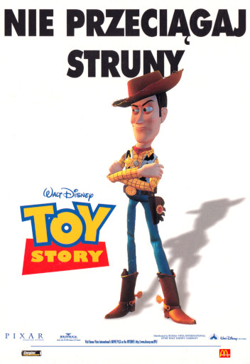 Przód ulotki filmu 'Toy Story'