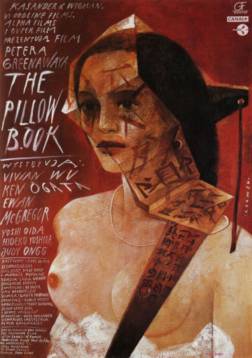 Polski plakat filmu 'The Pillow Book'