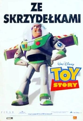 Przód ulotki filmu 'Toy Story'