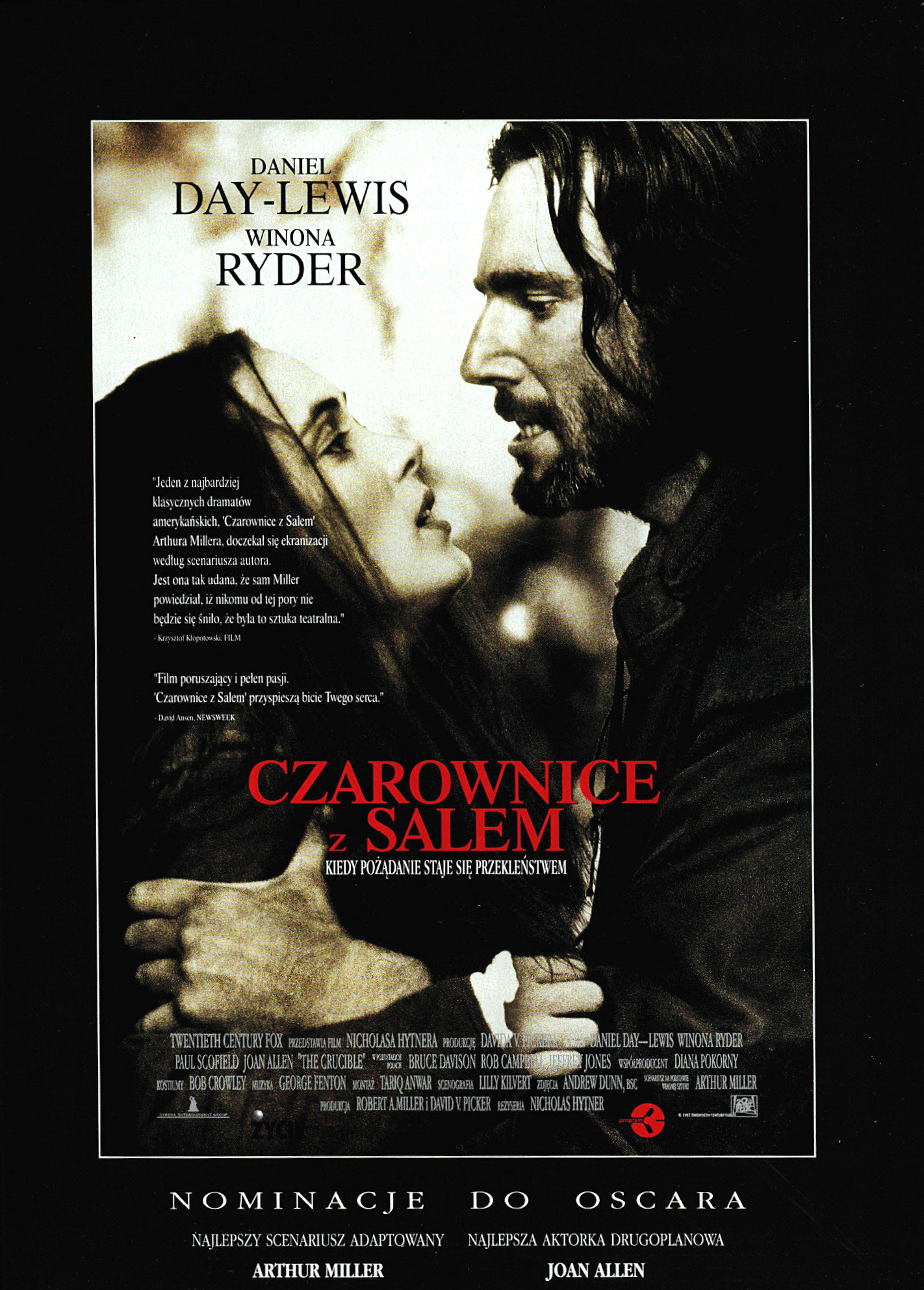 Polski plakat filmu 'Czarownice Z Salem'