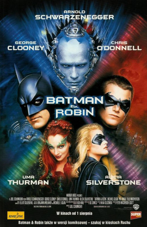 Polski plakat filmu 'Batman & Robin'