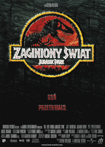 Polski plakat filmu 'Zaginiony Świat: Jurassic Park'