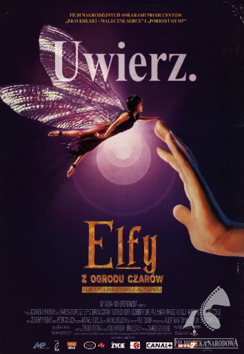 Przód ulotki filmu 'Elfy Z Ogrodu Czarów'