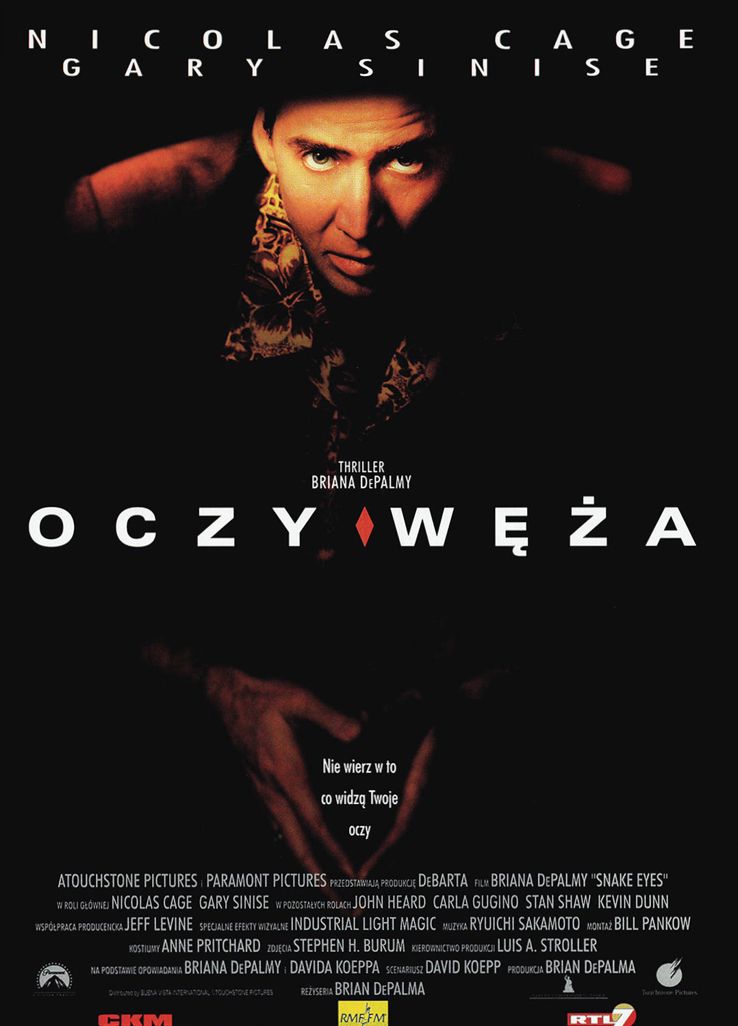 Polski plakat filmu 'Oczy Węża'