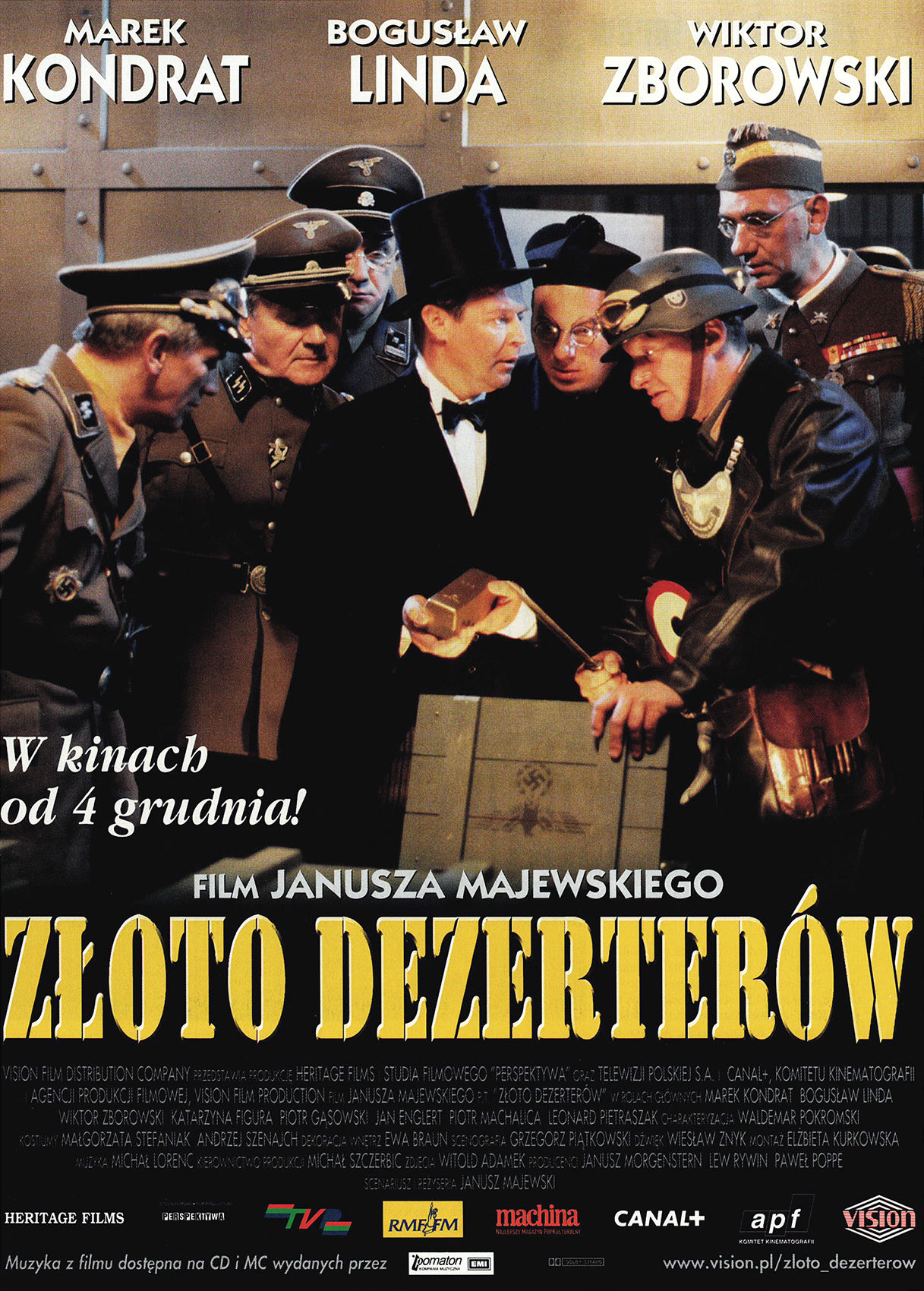 Polski plakat filmu 'Złoto Dezerterów'