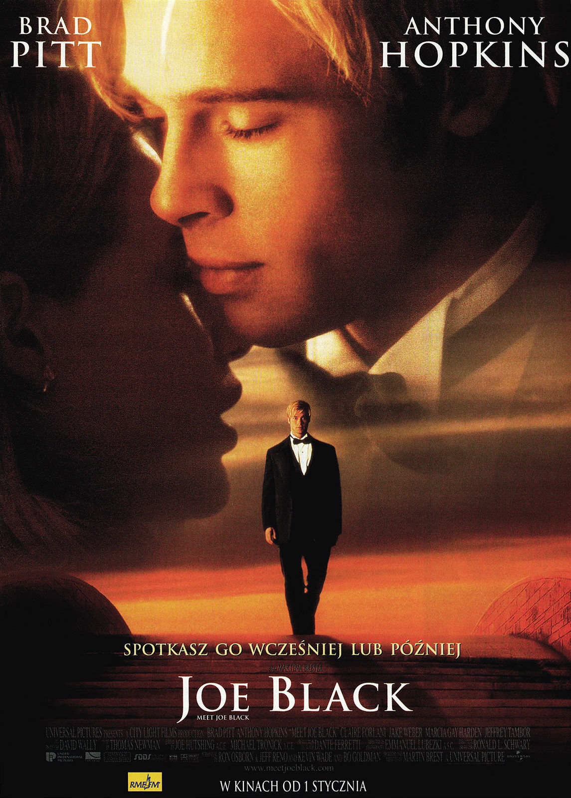 Polski plakat filmu 'Joe Black'