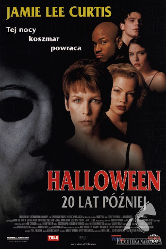 Polski plakat filmu 'Halloween - 20 Lat Później'