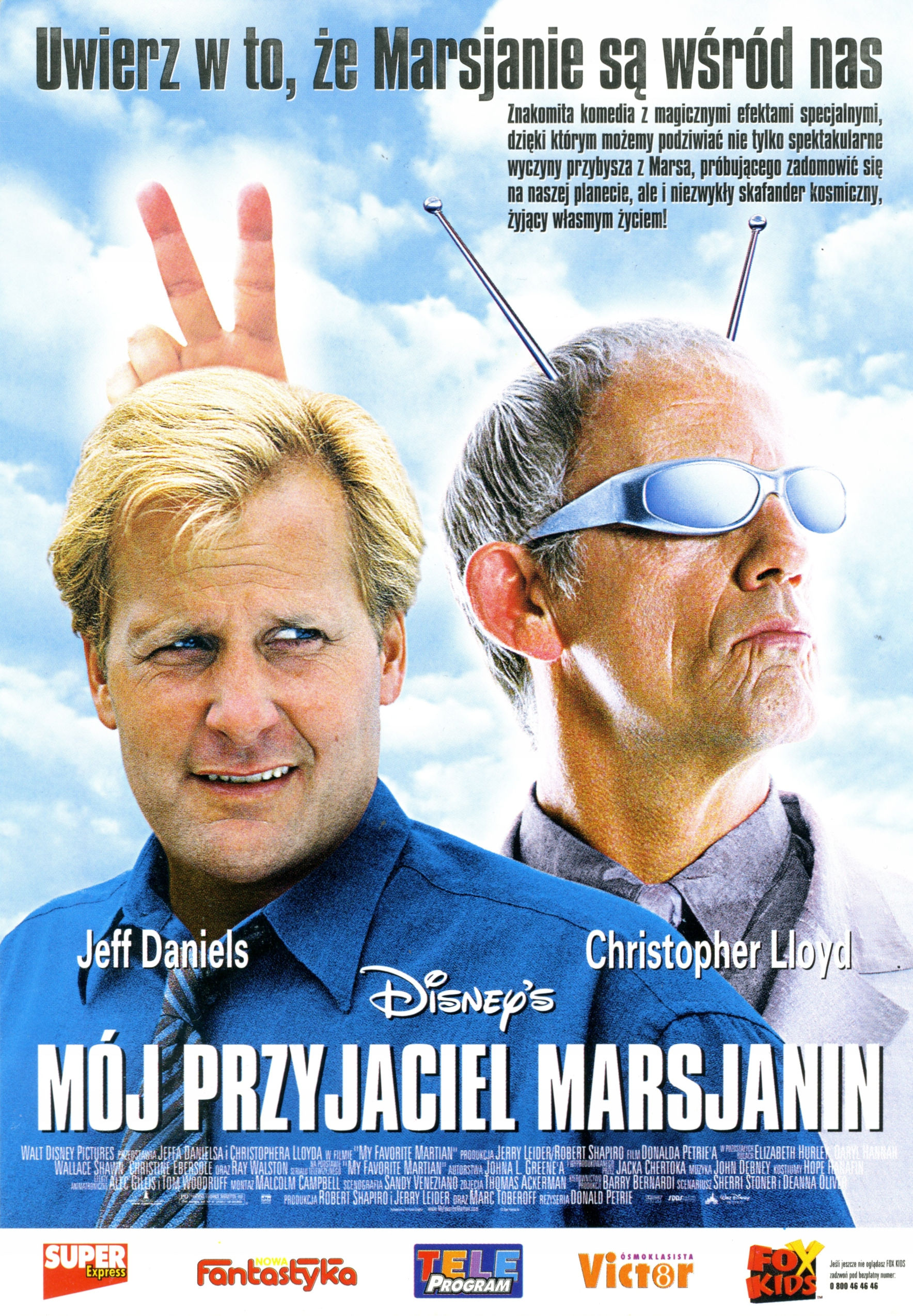 Polski plakat filmu 'Mój Przyjaciel Marsjanin'