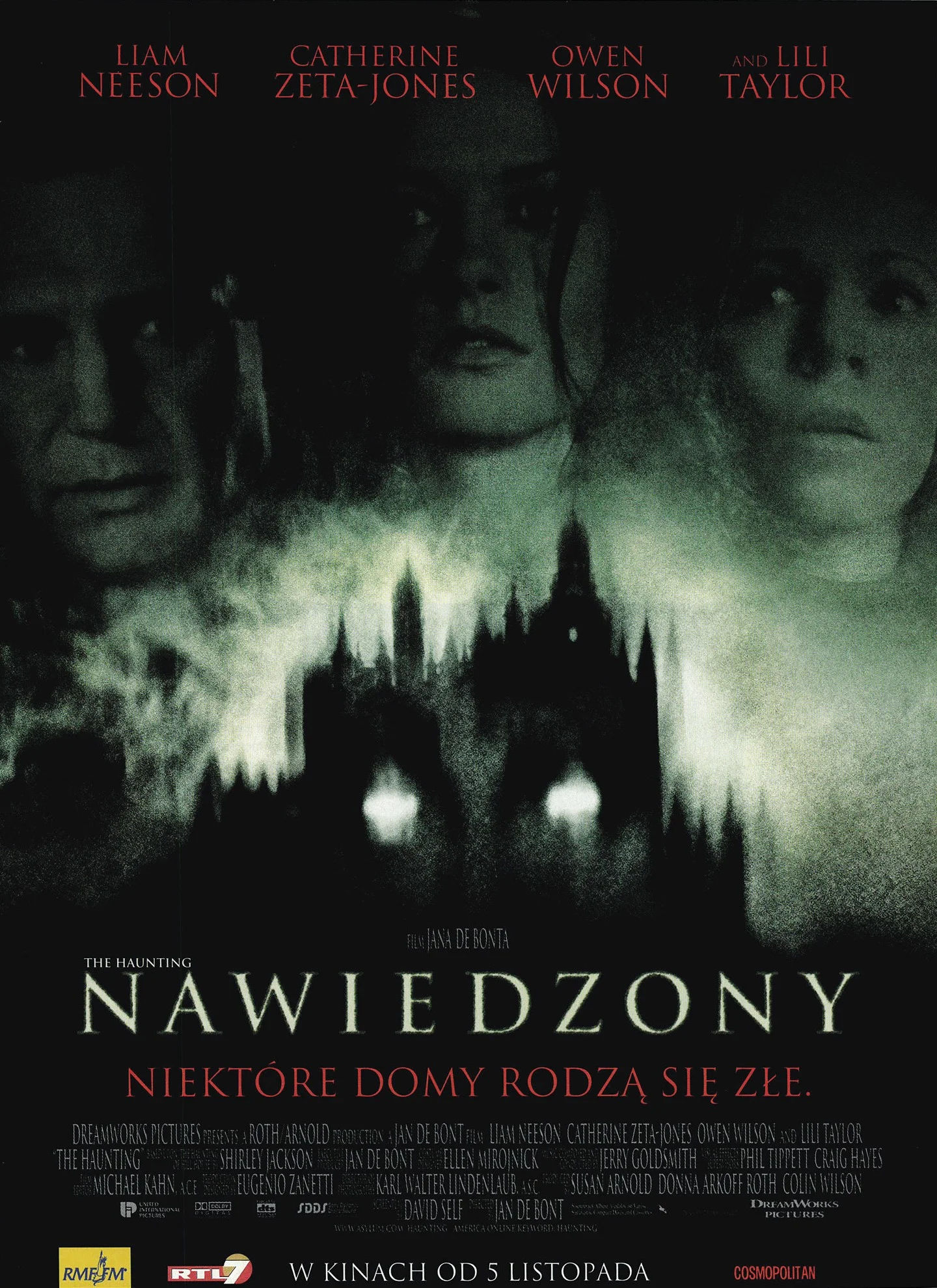 Polski plakat filmu 'Nawiedzony'