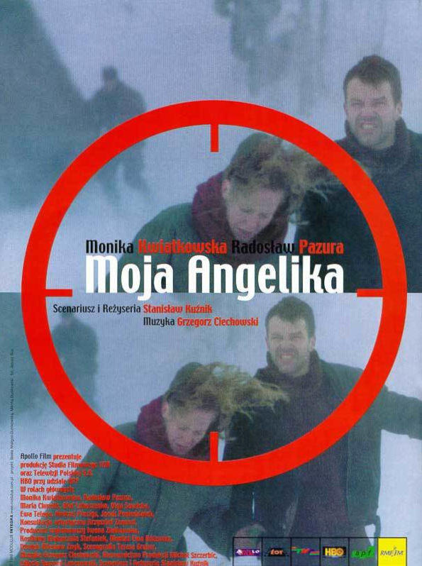 Polski plakat filmu 'Moja Angelika'