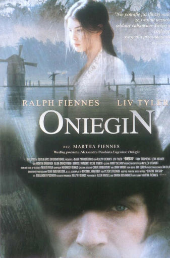 Polski plakat filmu 'Oniegin'