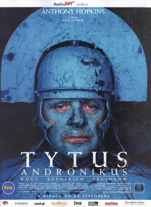 Polski plakat filmu 'Tytus Andronikus'