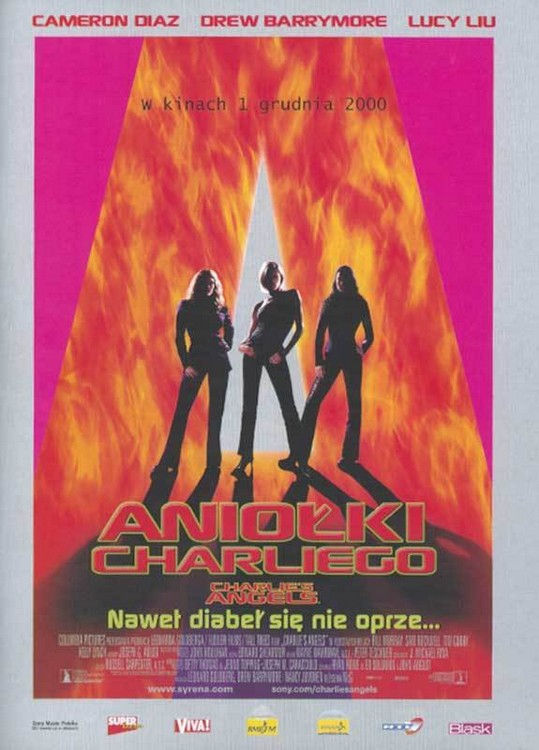 Polski plakat filmu 'Aniołki Charliego'