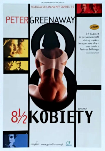 Przód ulotki filmu '8½ Kobiety'