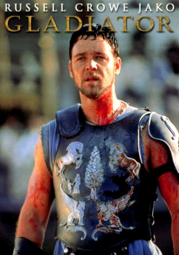 Przód ulotki filmu 'Gladiator'