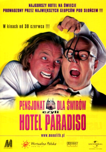 Przód ulotki filmu 'Pensjonat Dla Świrów, Czyli Hotel Paradiso'