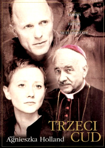 Przód ulotki filmu 'Trzeci Cud'