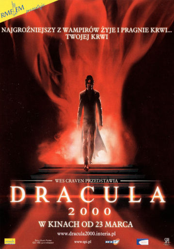 Przód ulotki filmu 'Dracula 2000'