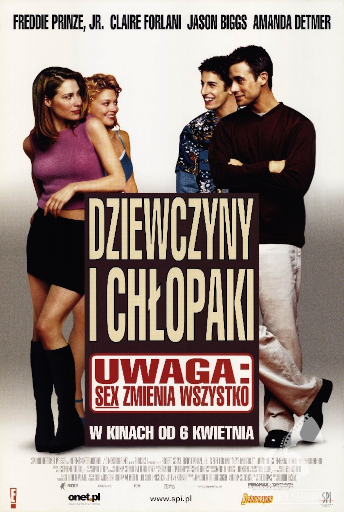 Polski plakat filmu 'Dziewczyny i Chłopaki'