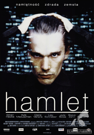 Przód ulotki filmu 'Hamlet'