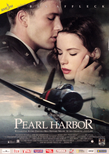 Przód ulotki filmu 'Pearl Harbor'