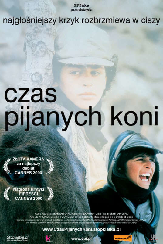 Polski plakat filmu 'Czas Pijanych Koni'