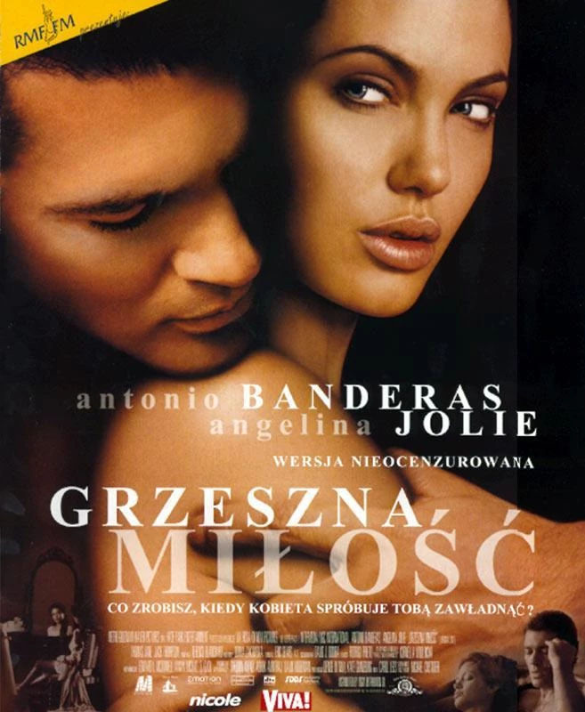 Polski plakat filmu 'Grzeszna Miłość'