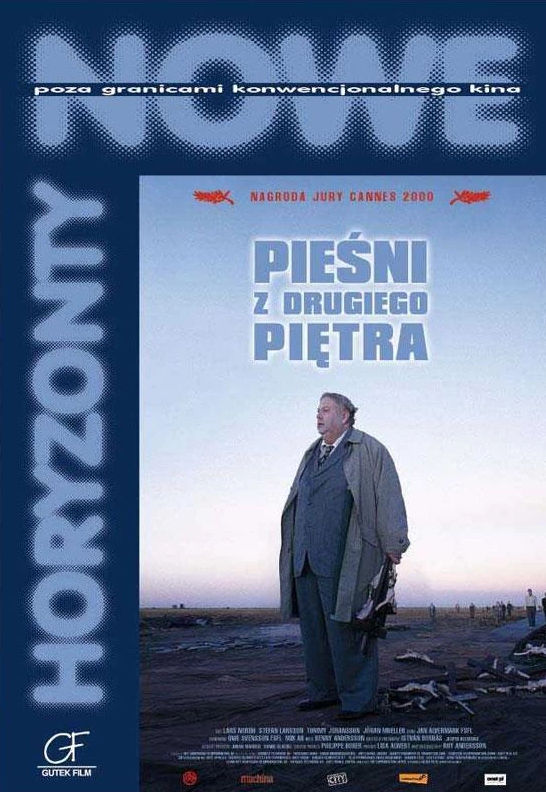 Polski plakat filmu 'Pieśni Z Drugiego Piętra'