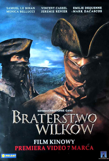 Przód ulotki filmu 'Braterstwo Wilków'