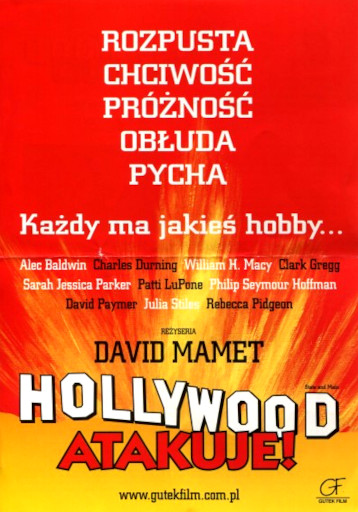 Przód ulotki filmu 'Hollywood Atakuje!'