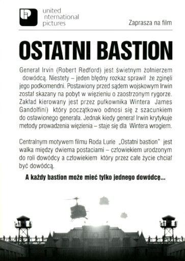 Tył ulotki filmu 'Ostatni Bastion'