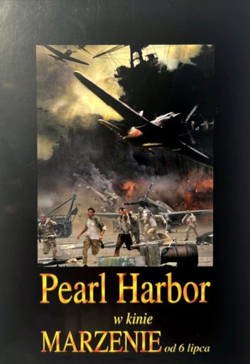 Przód ulotki filmu 'Pearl Harbor'