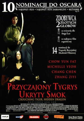 Przód ulotki filmu 'Przyczajony Tygrys, Ukryty Smok'