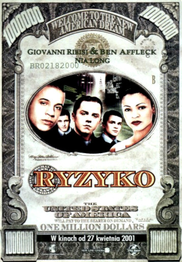 Przód ulotki filmu 'Ryzyko'