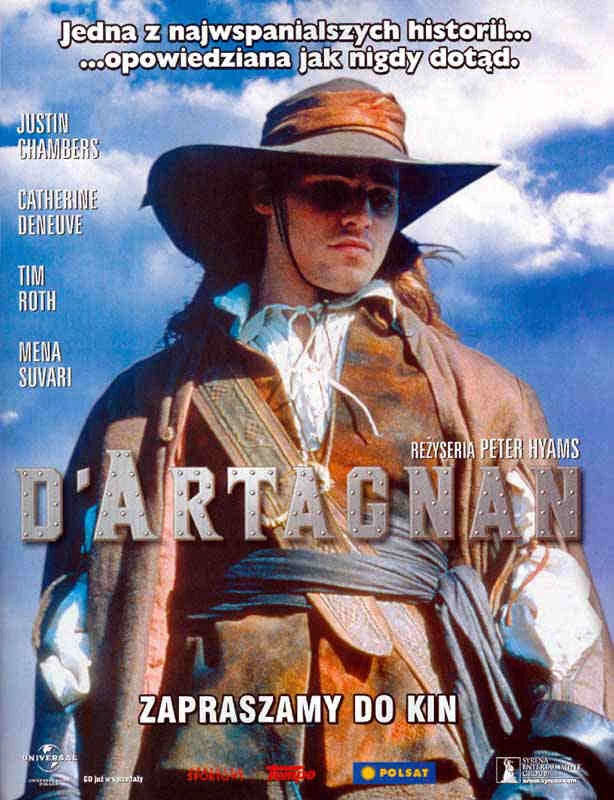 Polski plakat filmu 'D\'Artagnan'