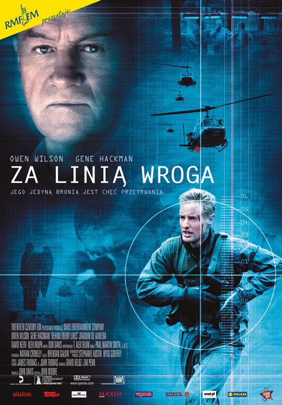 Polski plakat filmu 'Za Linią Wroga'