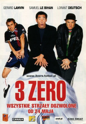 Przód ulotki filmu '3 Zero'