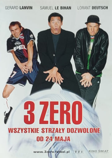 Przód ulotki filmu '3 Zero'